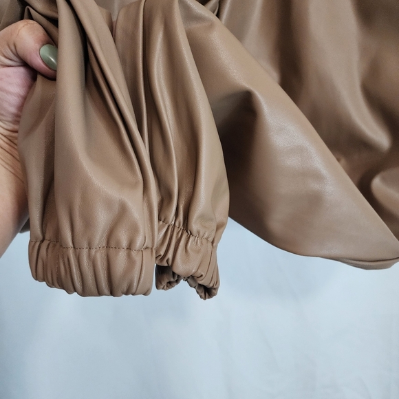 Cisono Faux Leather Pants Size Large - Picture 6 of 16